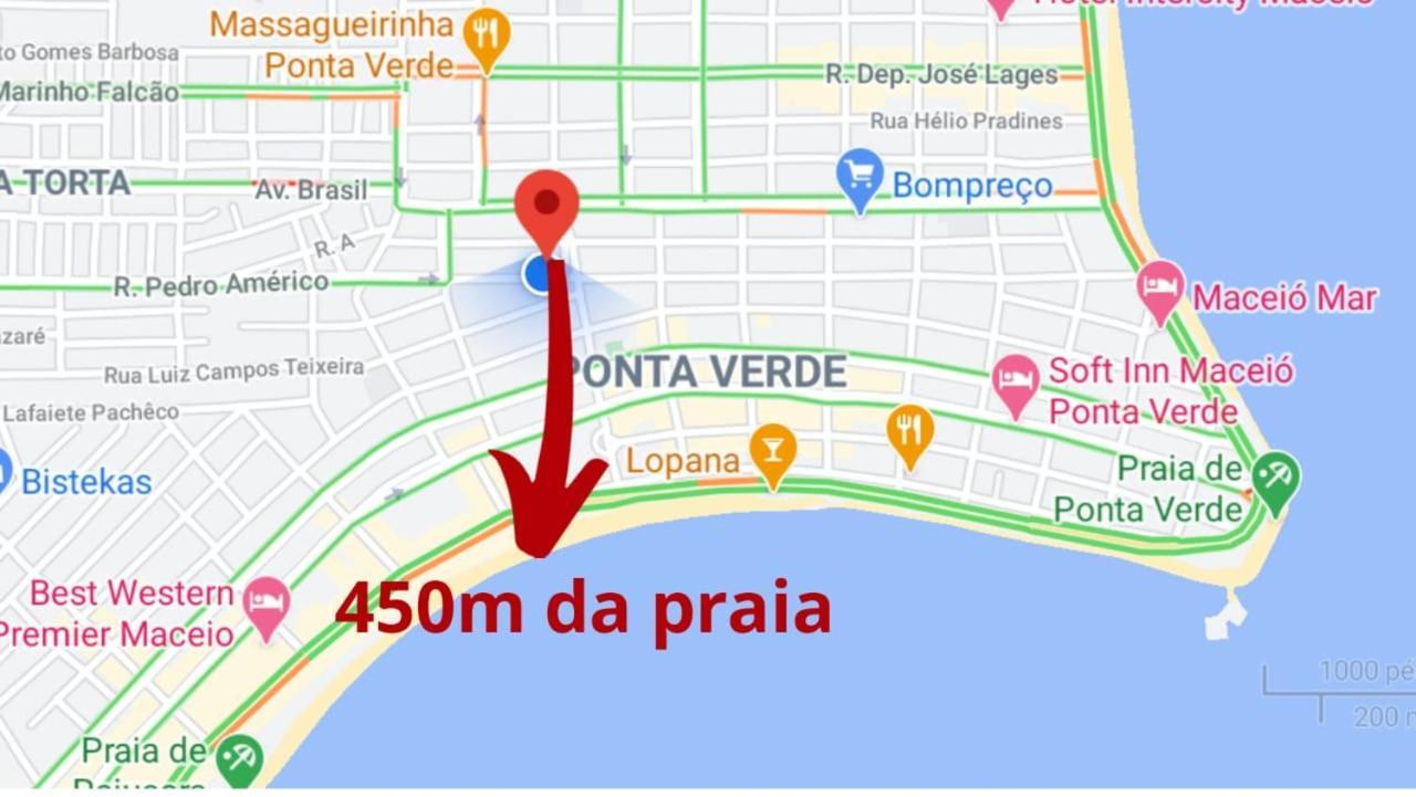Apartamento Ponta Verde 3 Suites Maceió エクステリア 写真